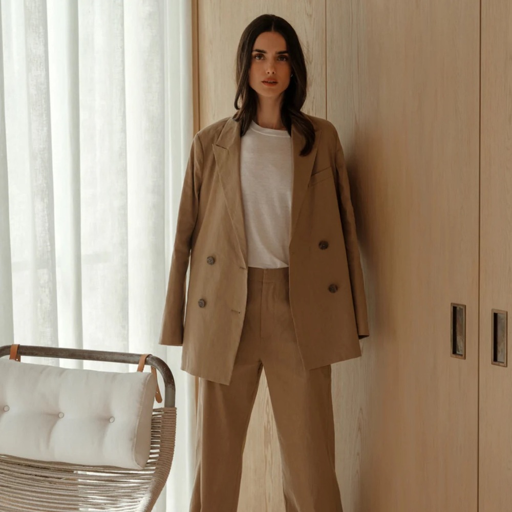 NWT Jenni Kayne Linen Keaton Blazer